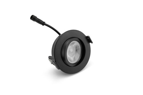KoVa 830/840 IP54 LED-alasvalo ulkotiloihin, Musta
