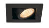 SLV Kadux 1 3000K LED-alasvalo, Musta